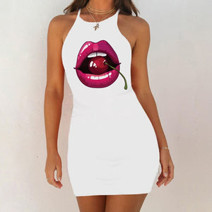 Lip Love Sleeveless Dress