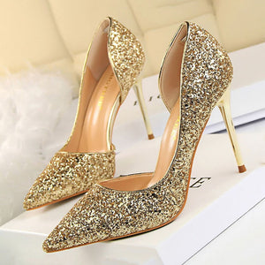 Sequin Stiletto Pumps