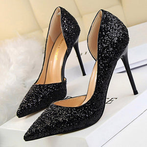 Sequin Stiletto Pumps