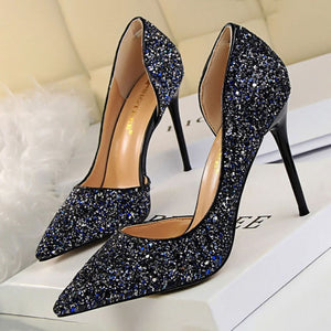 Sequin Stiletto Pumps