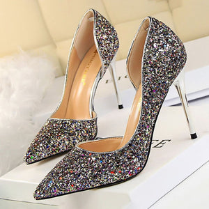 Sequin Stiletto Pumps