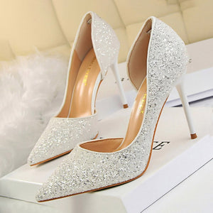 Sequin Stiletto Pumps