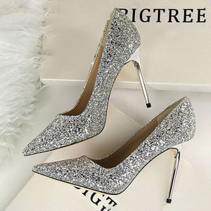 Sequin Stiletto Pumps