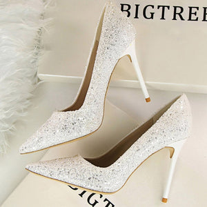 Sequin Stiletto Pumps